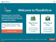 Tablet Screenshot of floodinfo.ie